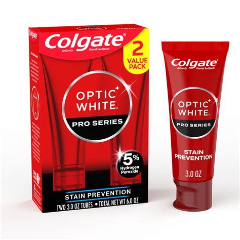 Optic White Stain Prevention Whitening Toothpaste.
